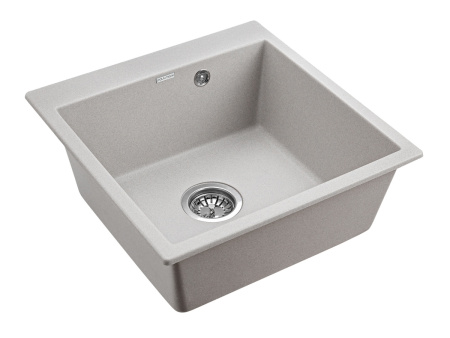 Кухонная мойка Paulmark KANTE 50 PM105152-GR 50х50 цвет серый